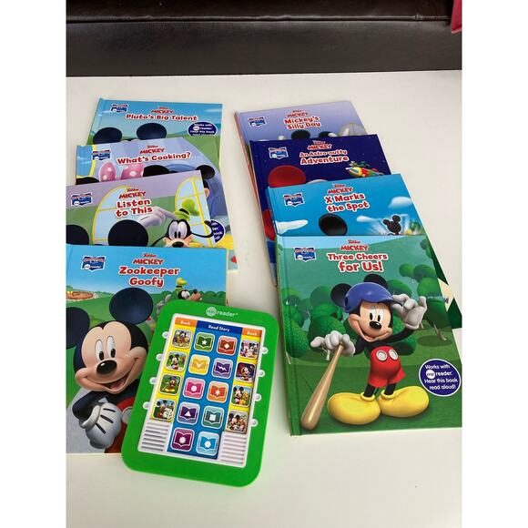 Mickey Mouse electronic me reader story reader with 8 books - Picture 3 of 6